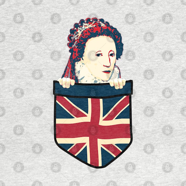 Queen Elizabeth Chest Pocket by Nerd_art